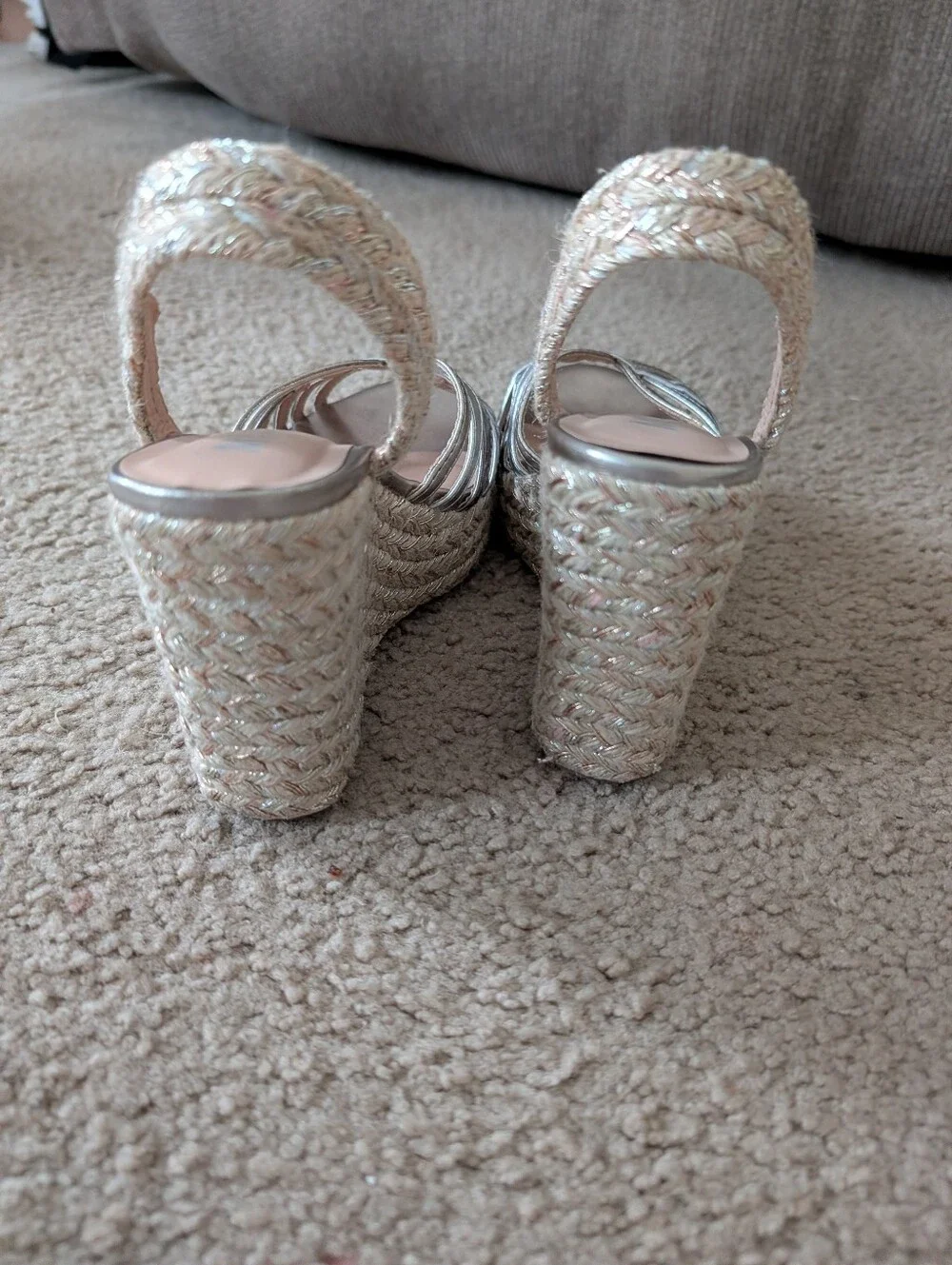 MIA Anjalii Sandals in Metallic Silver - Women